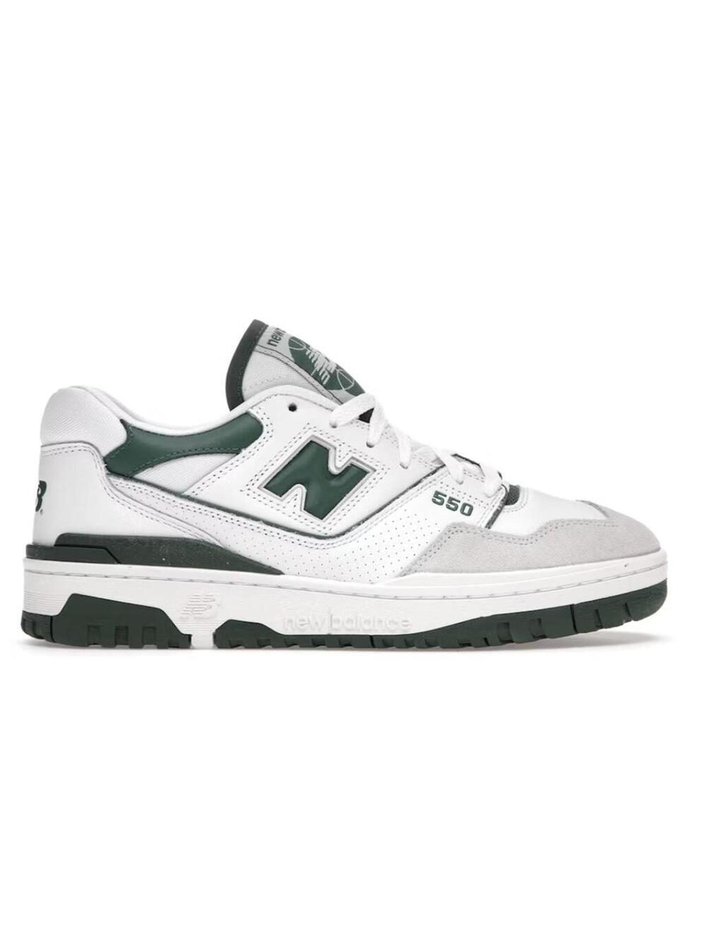 New Balance 550 White Green Sneakers